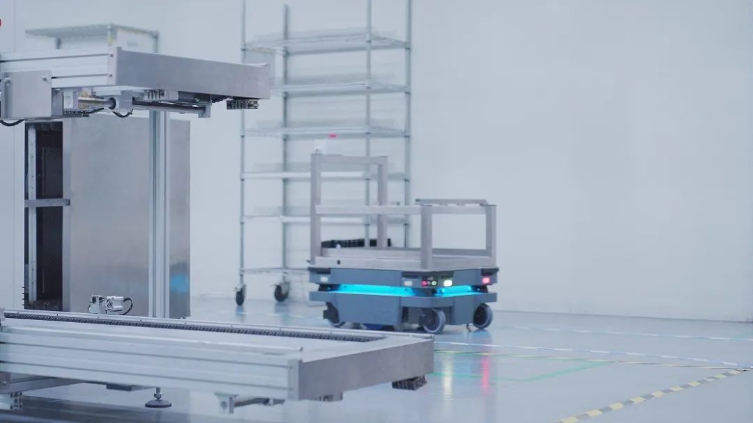 MiR250移動(dòng)機器人在精博電子公司應用